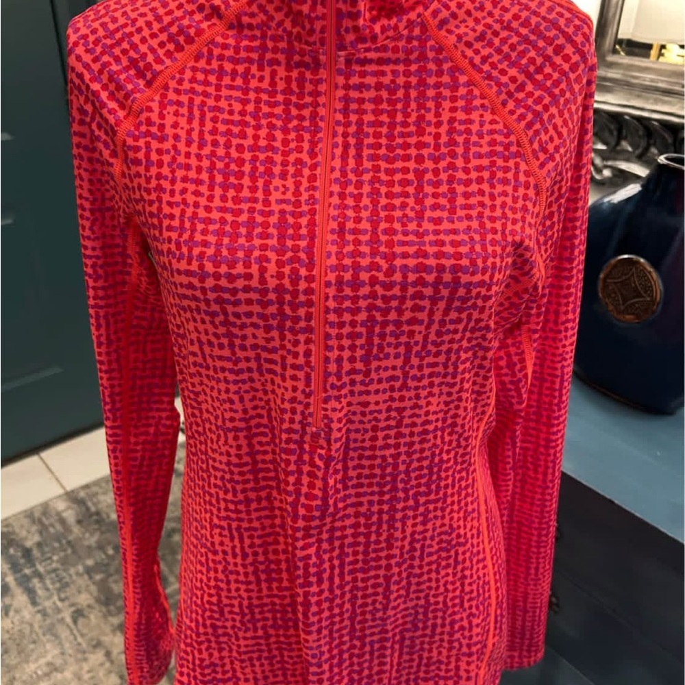 Under Armour Cold Gear 1/2 Zip Fitted Long Sleeve Activewear Women’sLg EUC